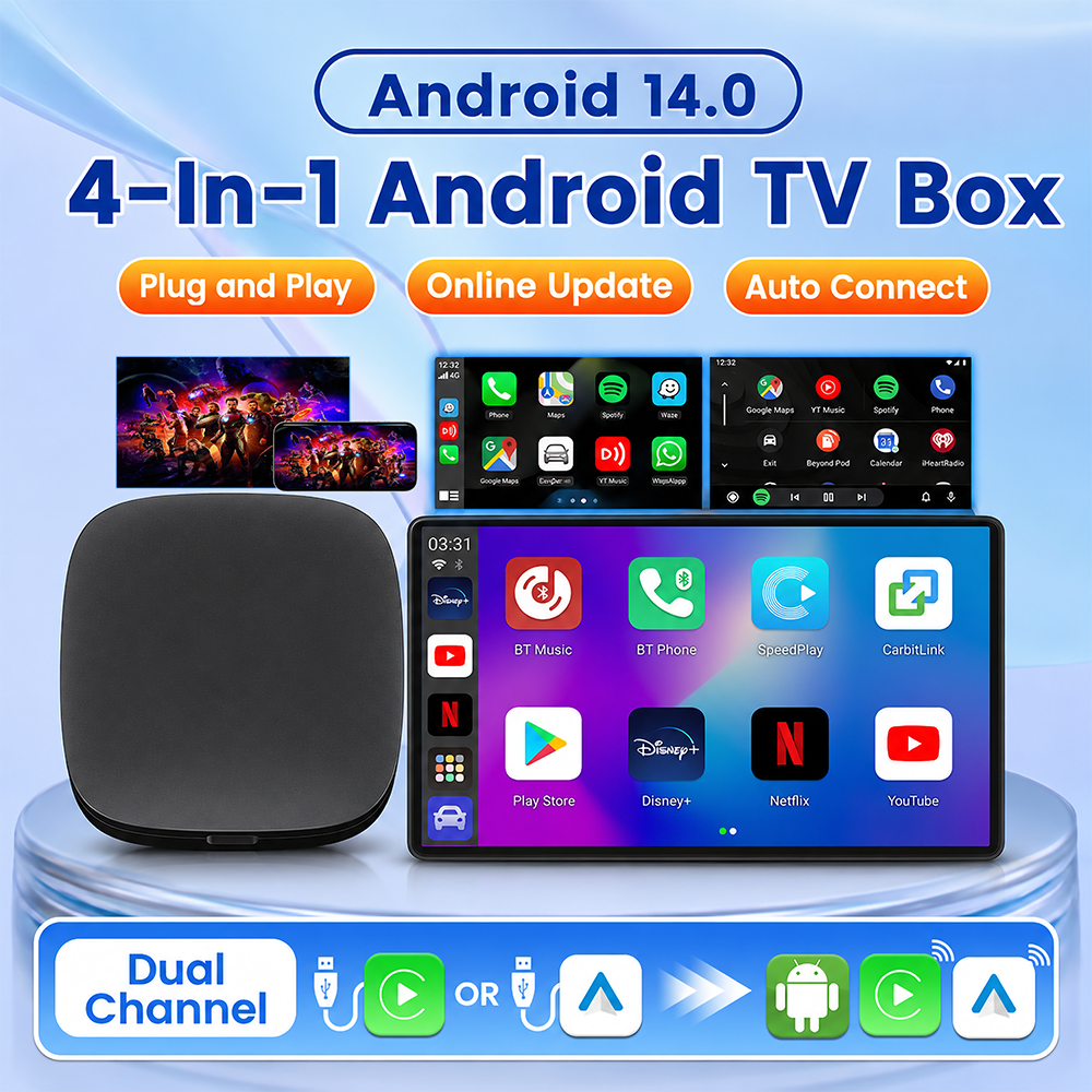 Smart Home Tv - PLAYAIBOX Carplay AI Box Android 14