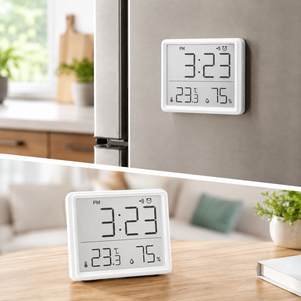 Smart Home Room - Multifunction Thermometer Hygrometer Automatic Electronic Temperature