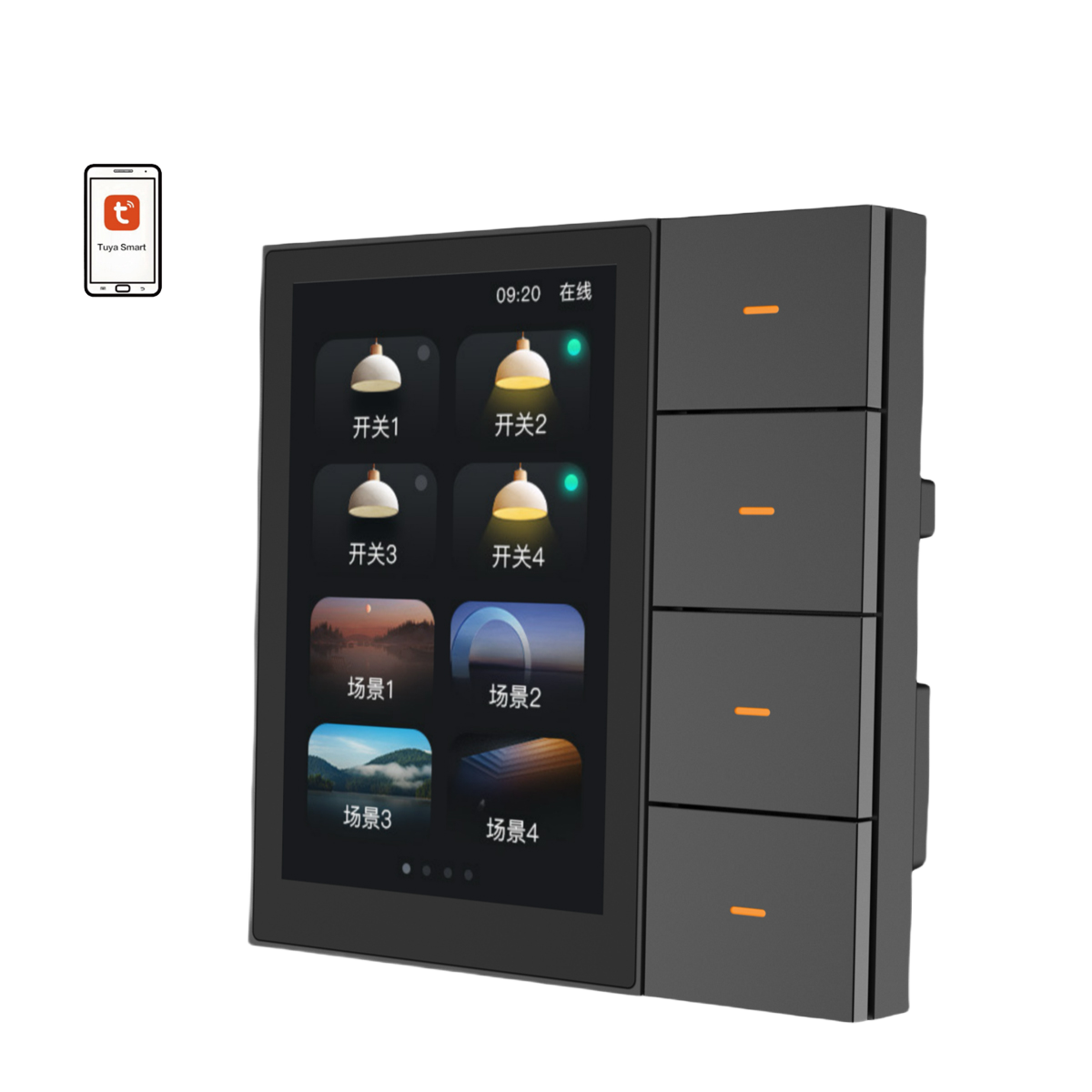 4 Gang Zigbee Smart Life Smart - Smart Home Controller บทวิจารณ์และราคา