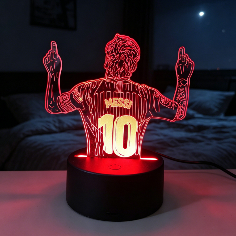 Footballer Lionel Messi 3D Acr - Smart Home Room บทวิจารณ์และราคา