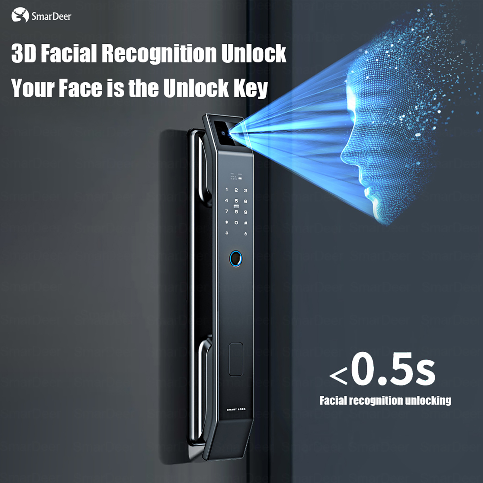 SmaerDeer Smart lock with Came - Wifi Doorbell Camera บทวิจารณ์และราคา