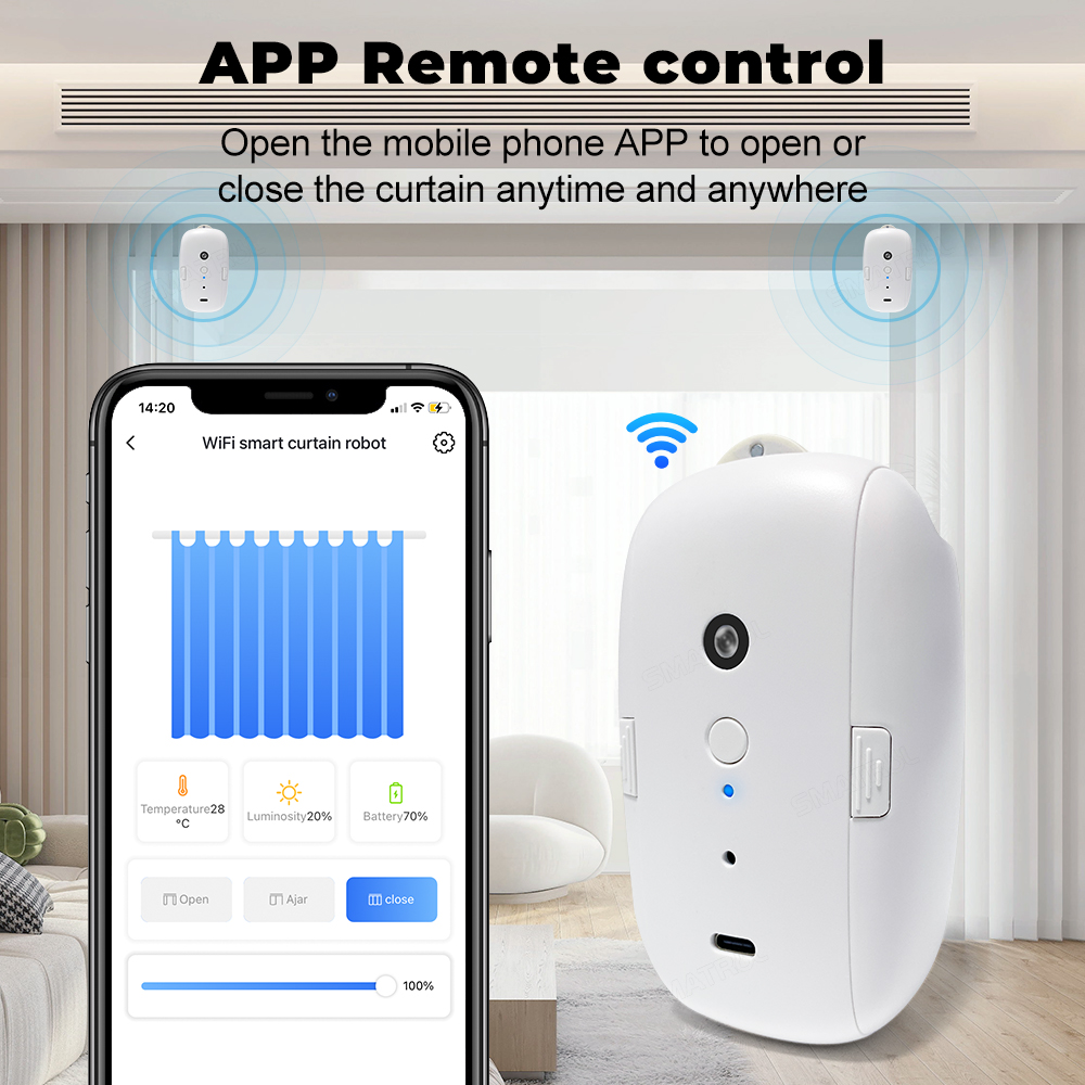 Tuya Smart Curtain Motor Bt Vo - Curtain Motor บทวิจารณ์และราคา