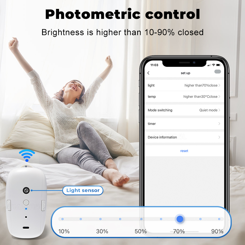 Tuya Smart Curtain Motor Bt Vo - Curtain Motor บทวิจารณ์และราคา
