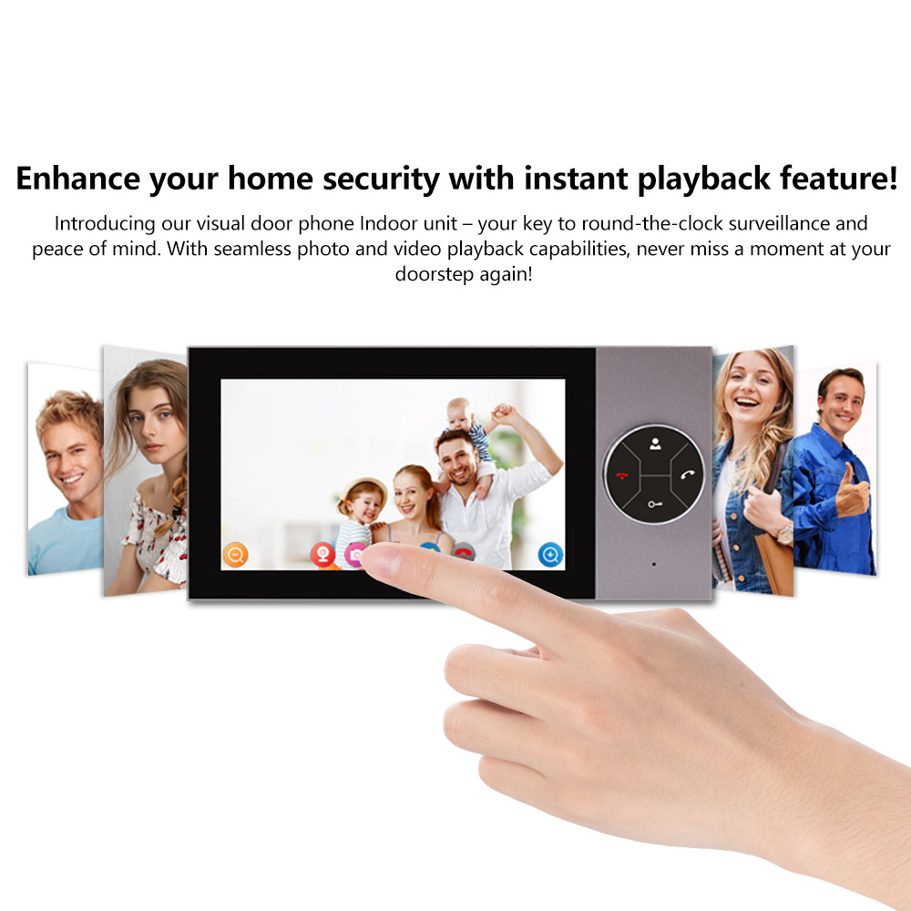 7Inch IPS Screen 2MP 1080P Tuy - Wifi Doorbell Camera บทวิจารณ์และราคา