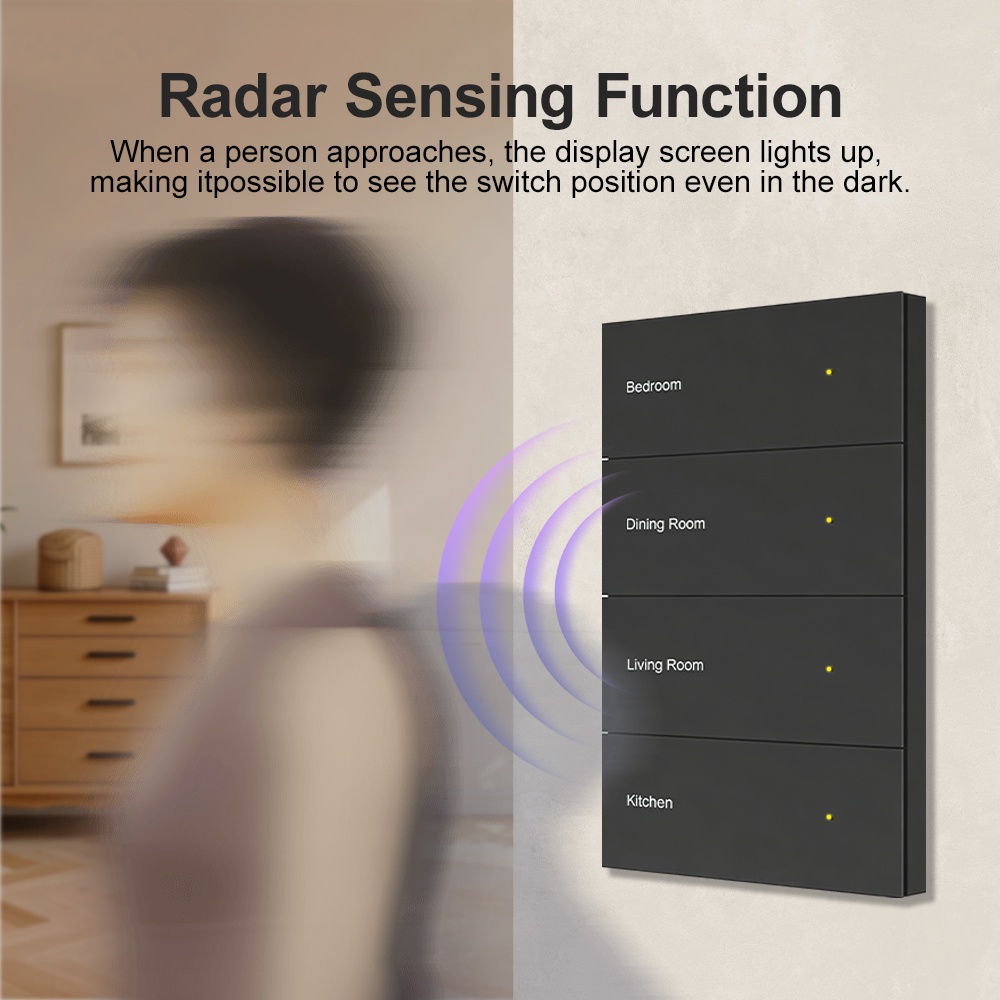 Manhot DIY Name Switch Zigbee  - Smart Home Voice Control บทวิจารณ์และราคา