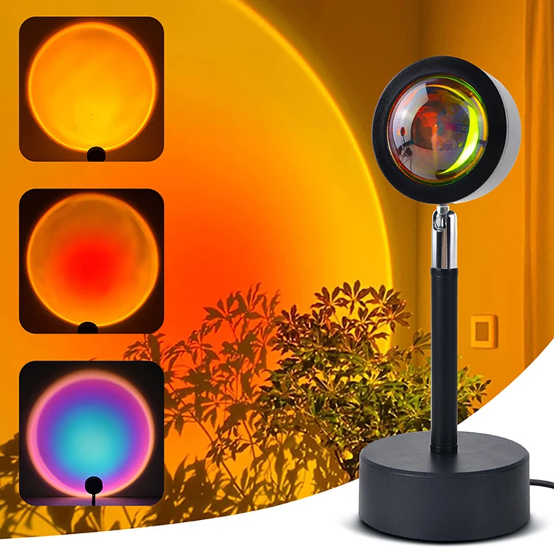 Smart LED Sunset Lamp Colorful - Smart Home Room บทวิจารณ์และราคา