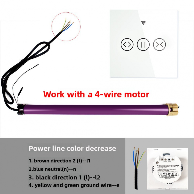 WiFi Curtain Switch - Tuya App - Curtain Motor บทวิจารณ์และราคา