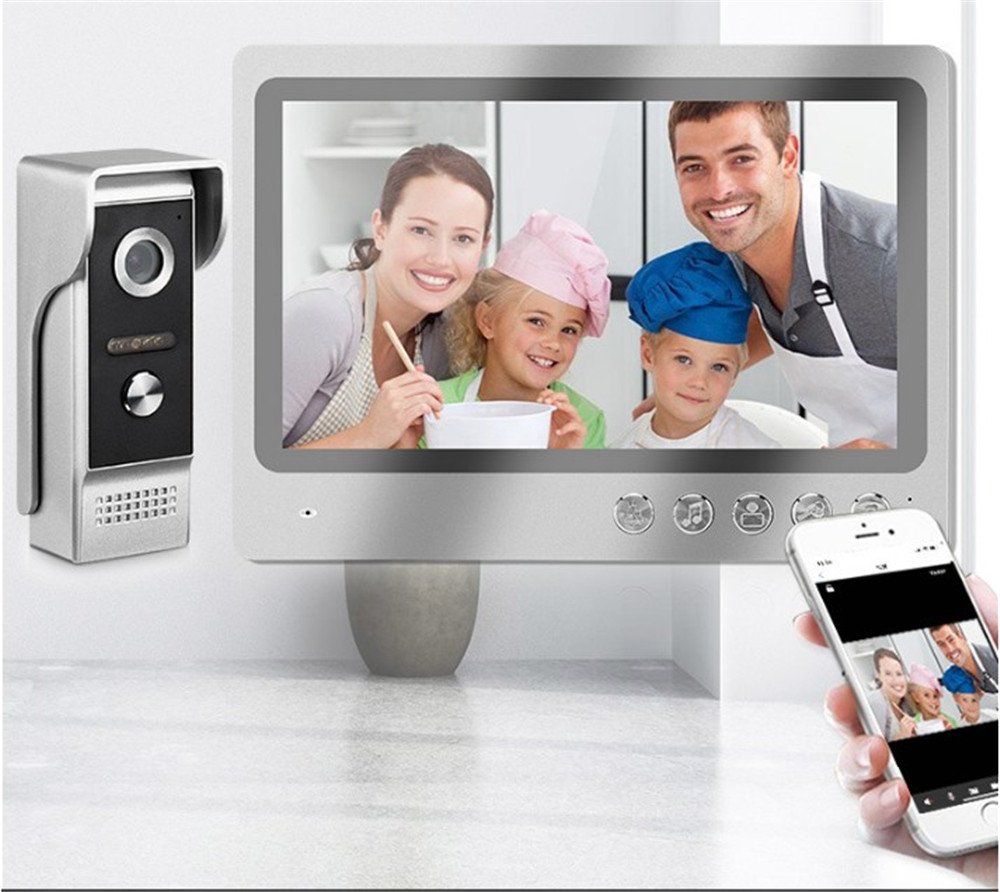 9Inch HD Screen Tuya APP Wired - Wifi Doorbell Camera บทวิจารณ์และราคา