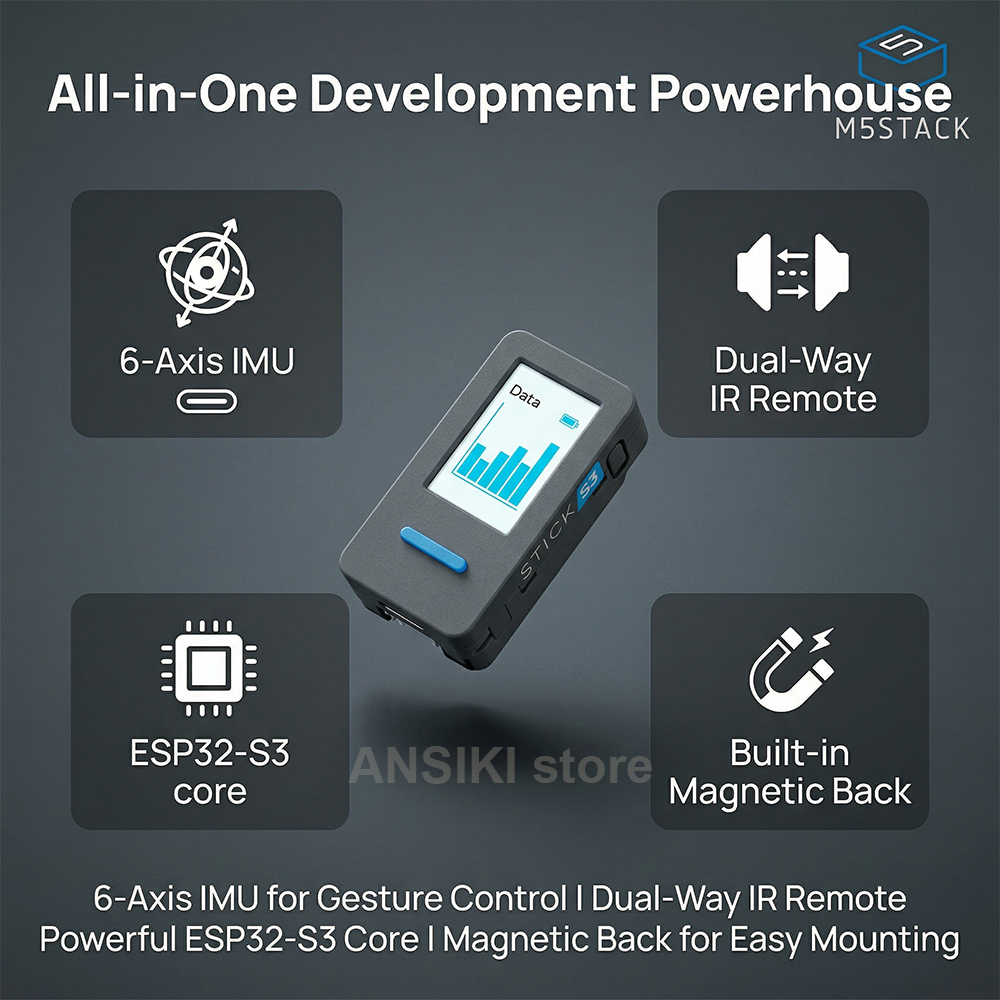 M5Stack M5StickS3 ESP32-S3 IoT - Smart Home Room บทวิจารณ์และราคา