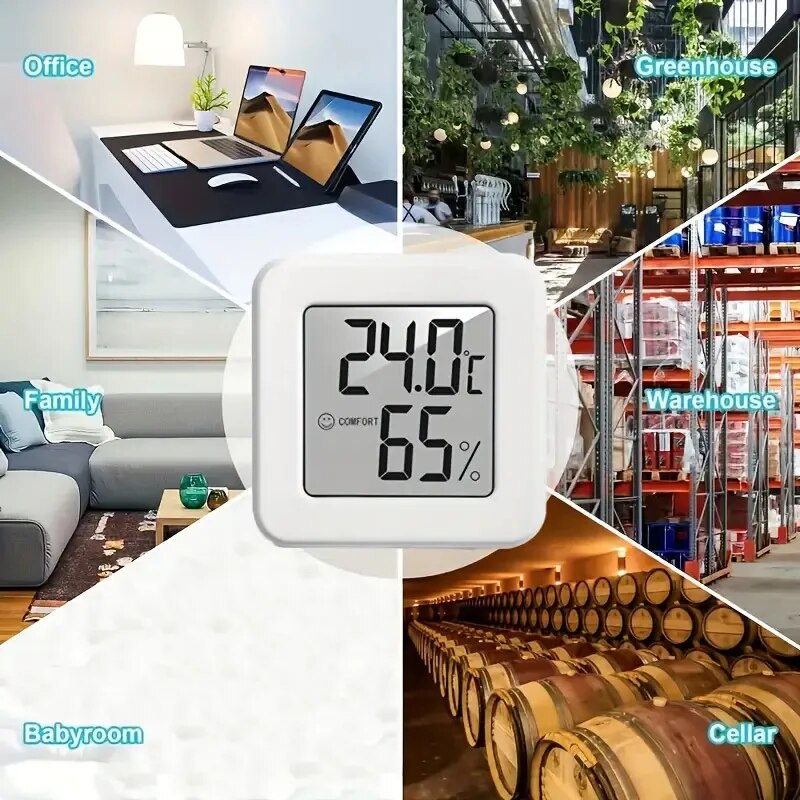 Digital Hygrometer Thermometer - Smart Home Room บทวิจารณ์และราคา