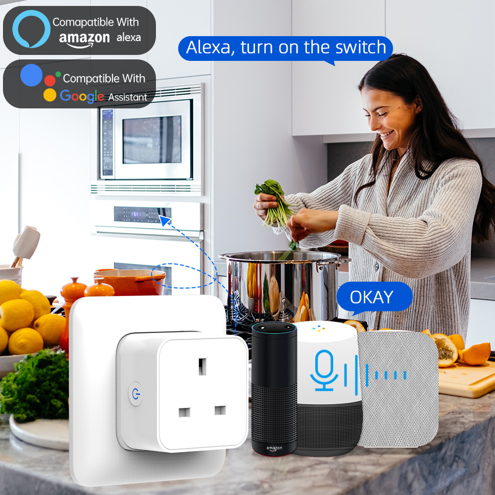 Tuya Smart Socket 16A/20A WiFi - Smart Home Zigbee Gateway บทวิจารณ์และราคา