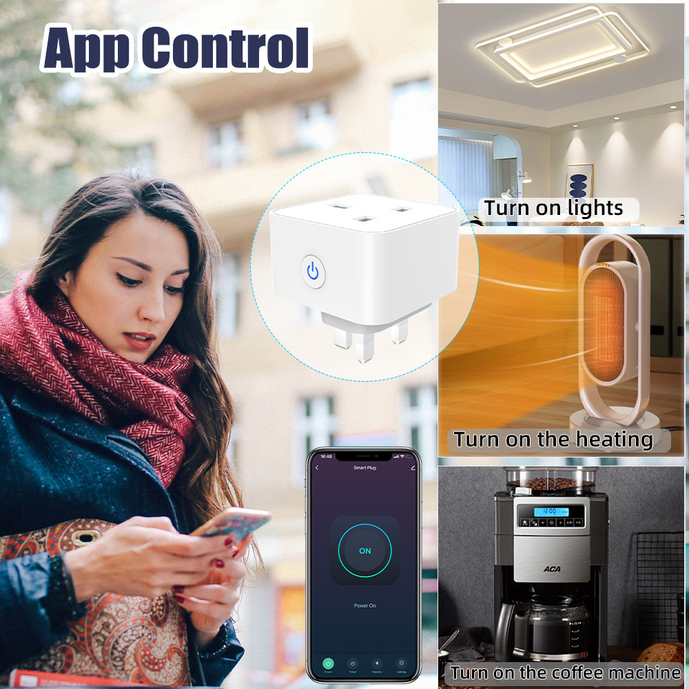 Tuya Smart Socket 16A/20A WiFi - Smart Home Zigbee Gateway บทวิจารณ์และราคา