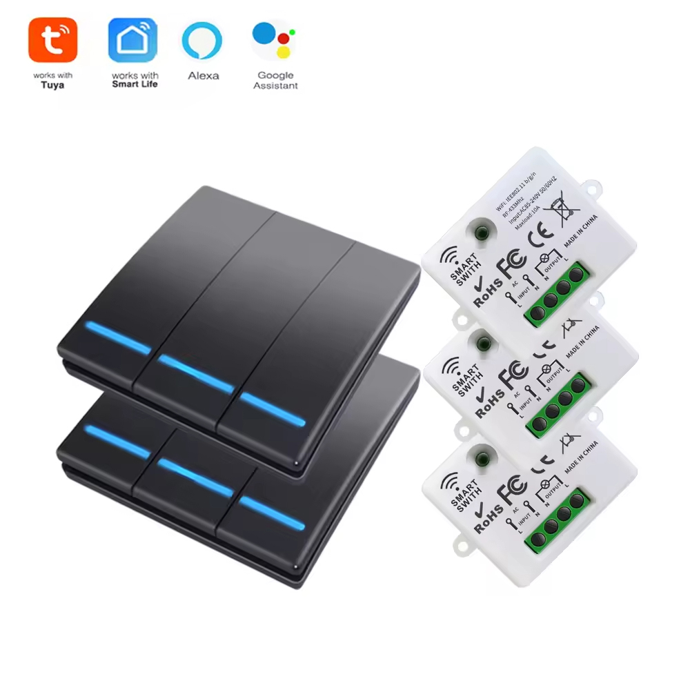 RF433 smart switch voice contr - Smart Home Voice Control บทวิจารณ์และราคา