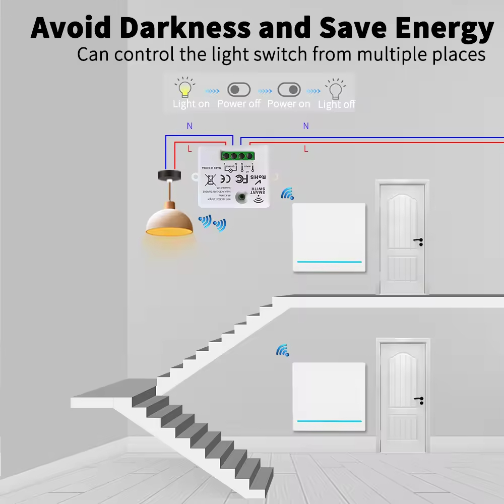 RF433 smart switch voice contr - Smart Home Voice Control บทวิจารณ์และราคา