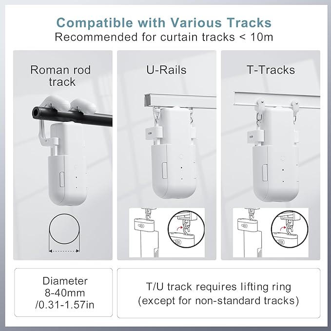 Smart Curtain Motor with Remot - Curtain Motor บทวิจารณ์และราคา