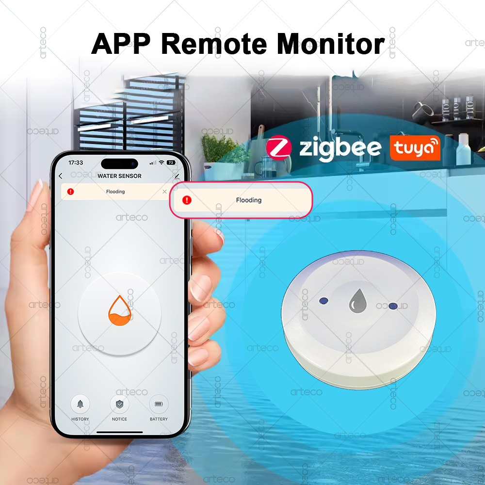 Tuya Smart Zigbee Water Sensor - Smart Home Zigbee Gateway บทวิจารณ์และราคา
