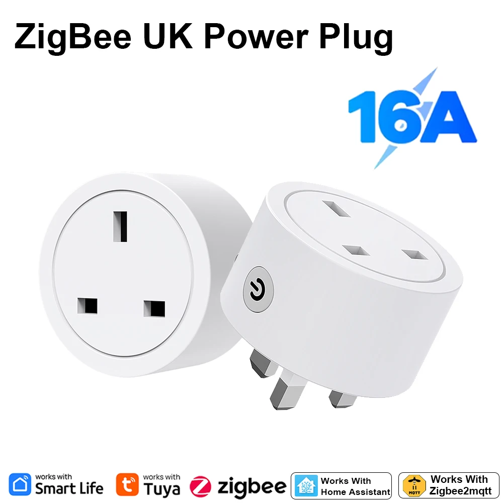 Zigbee Smart Plug 16A UK Socke - Smart Home Zigbee Gateway บทวิจารณ์และราคา