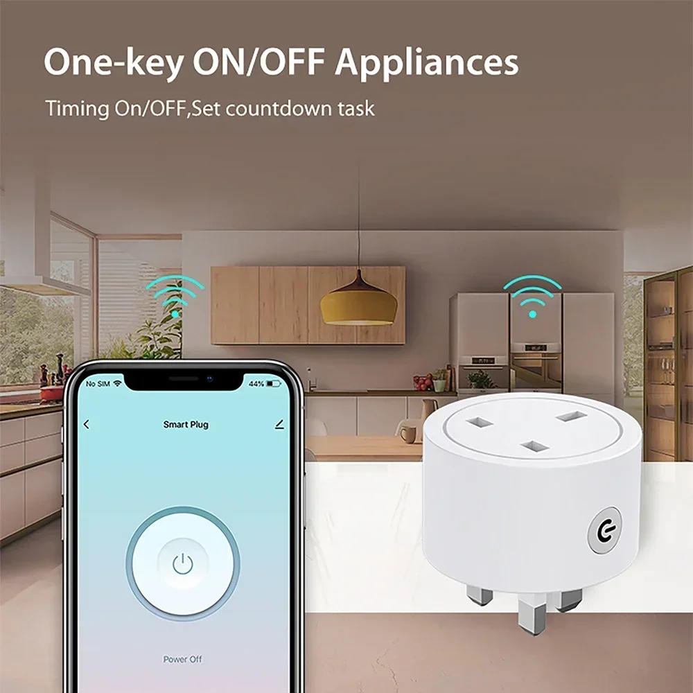 Zigbee Smart Plug 16A UK Socke - Smart Home Zigbee Gateway บทวิจารณ์และราคา