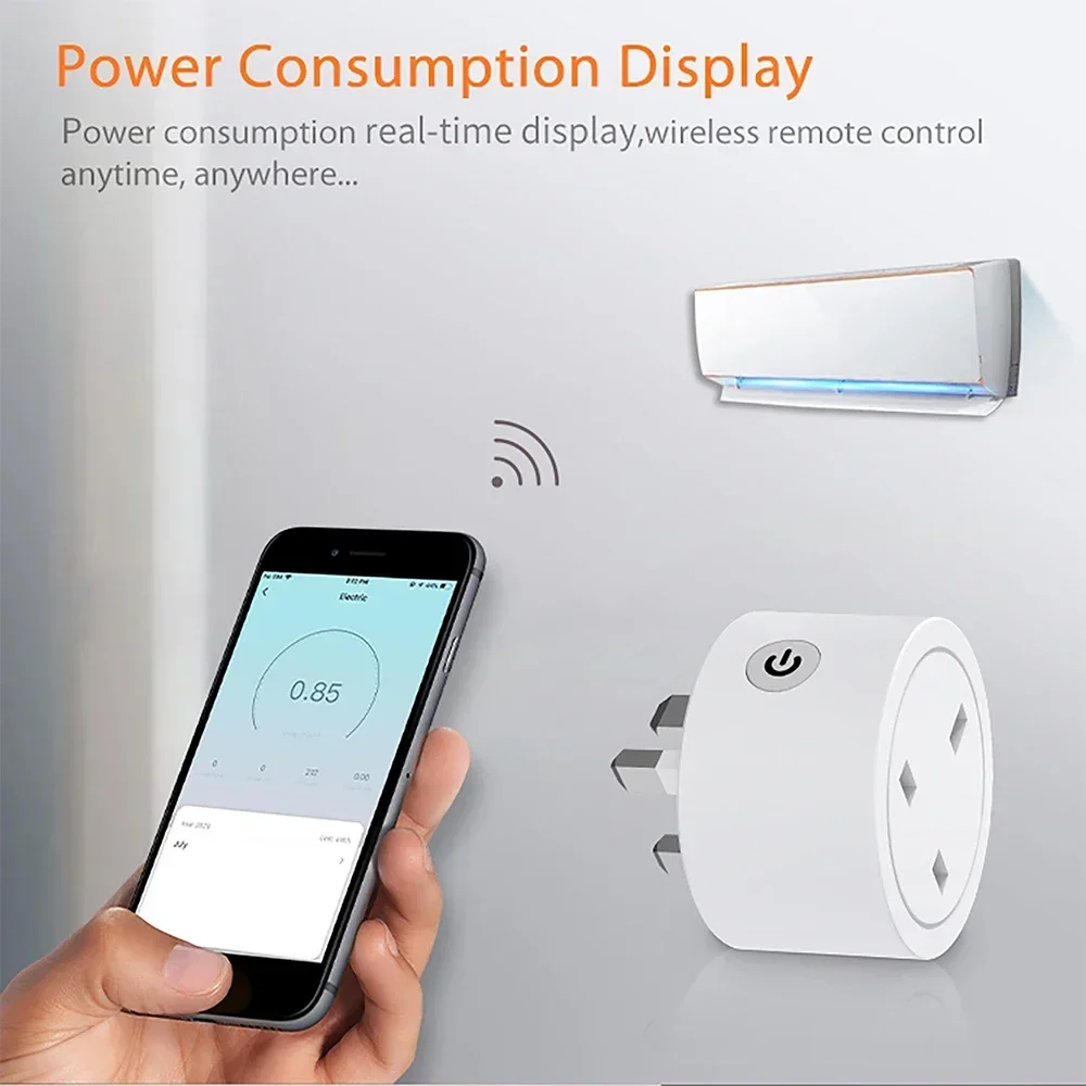 Zigbee Smart Plug 16A UK Socke - Smart Home Zigbee Gateway บทวิจารณ์และราคา