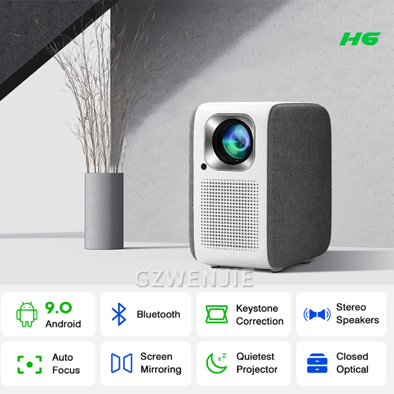 H6 Mini Projector LED 1080P Fu - Smart Home Tv บทวิจารณ์และราคา