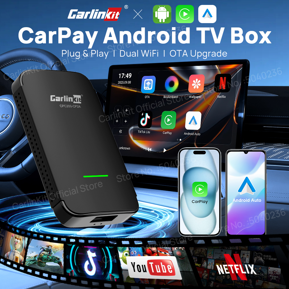 CarlinKit 4.0 CP2A Pro 3-In-1  - Smart Home Tv บทวิจารณ์และราคา