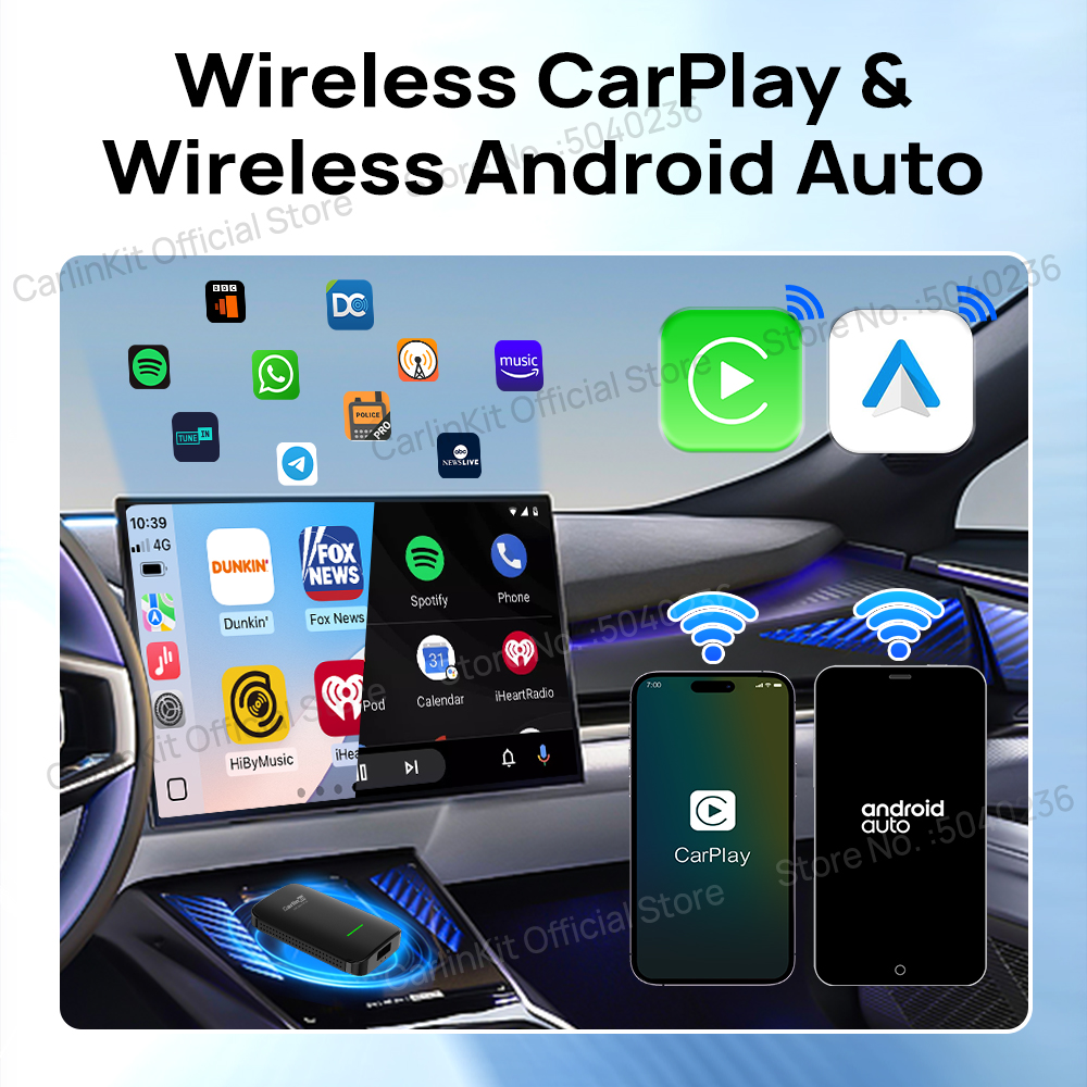 CarlinKit 4.0 CP2A Pro 3-In-1  - Smart Home Tv บทวิจารณ์และราคา