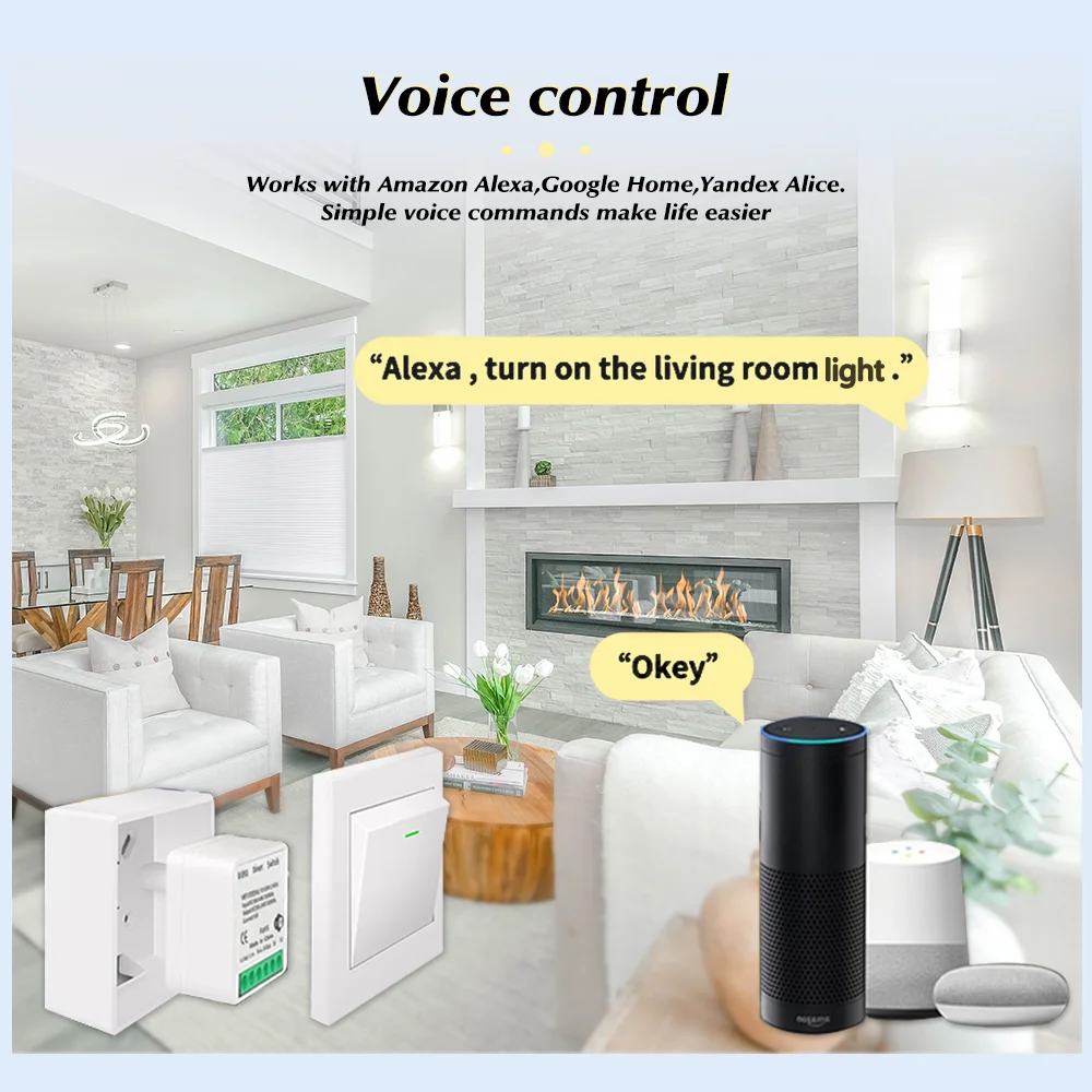 For Tuya Mini Smart WiFi Switc - Smart Home Voice Control บทวิจารณ์และราคา