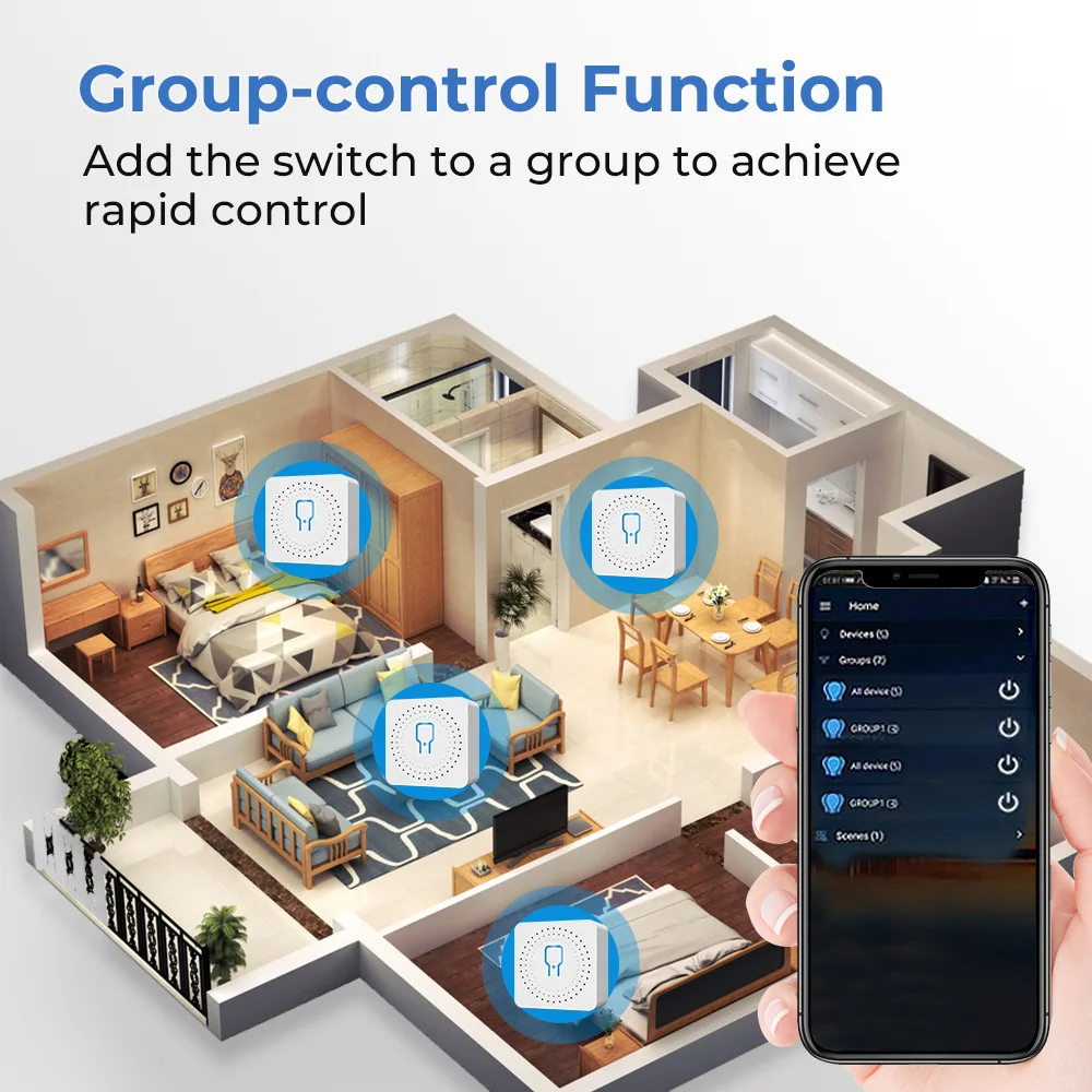 For Tuya Mini Smart WiFi Switc - Smart Home Voice Control บทวิจารณ์และราคา