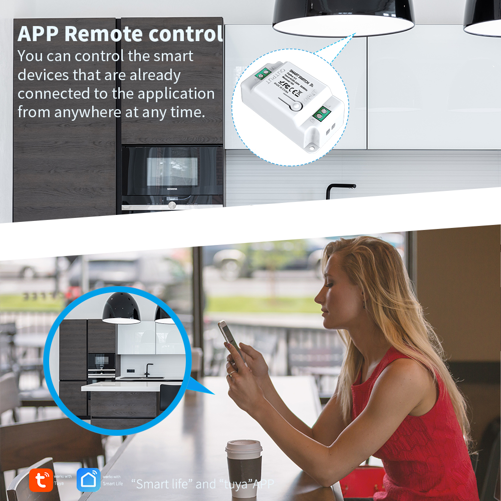 Tuya WiFi Smart Switch Wireles - Smart Home Voice Control บทวิจารณ์และราคา
