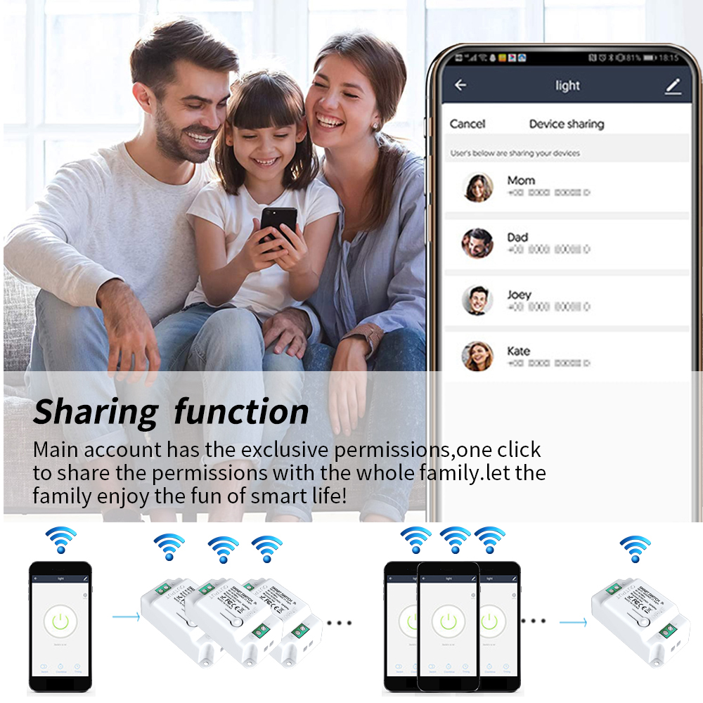Tuya WiFi Smart Switch Wireles - Smart Home Voice Control บทวิจารณ์และราคา