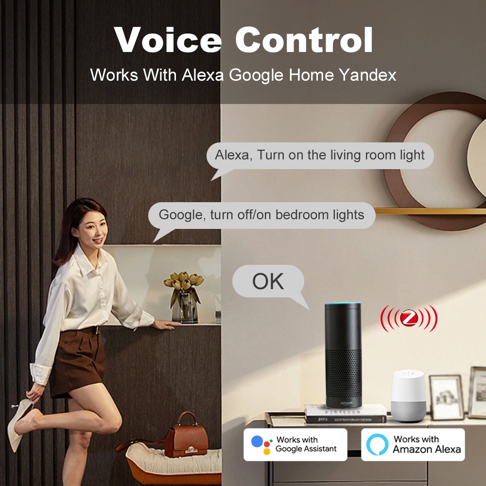 Smart Life ZigBee Push Button  - Smart Home Voice Control บทวิจารณ์และราคา
