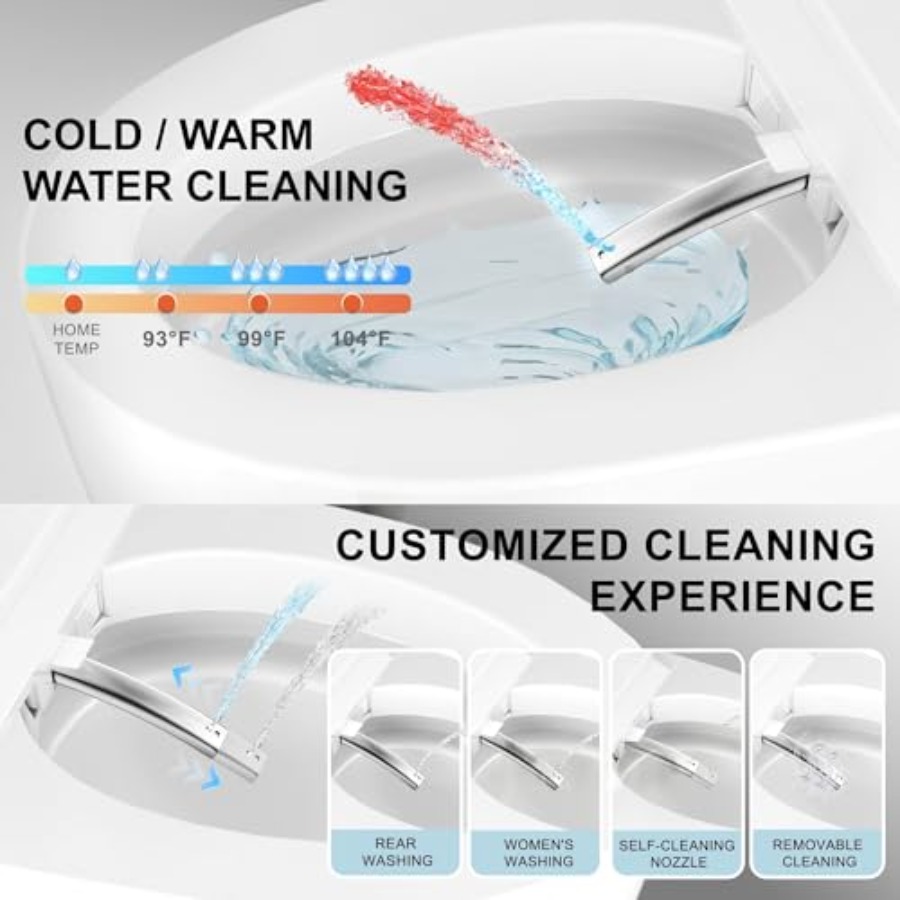 Bathroom smart toilet with hea - Smart Home Controller บทวิจารณ์และราคา