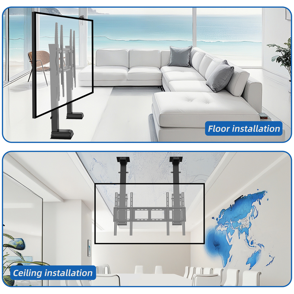 Electric Height Adjustable 65- - Smart Home Tv บทวิจารณ์และราคา