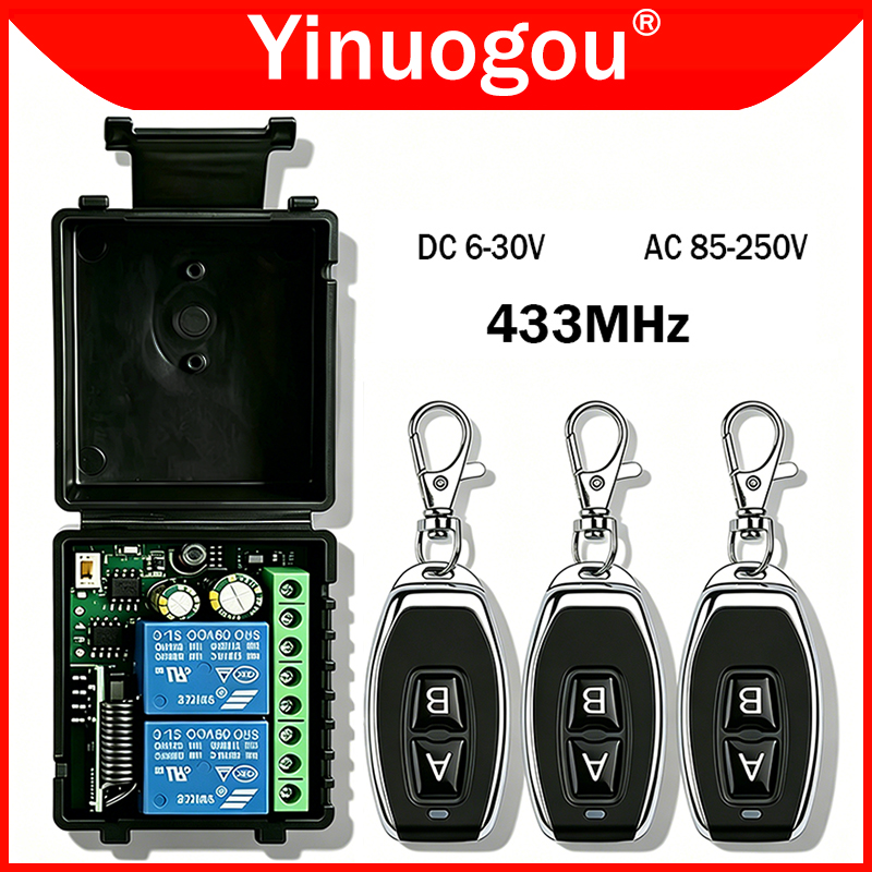 DC 12V 24V AC 220V RF433 2CH M - Curtain Motor บทวิจารณ์และราคา