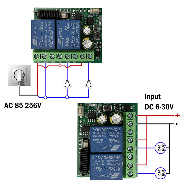 DC 12V 24V AC 220V RF433 2CH M - Curtain Motor บทวิจารณ์และราคา
