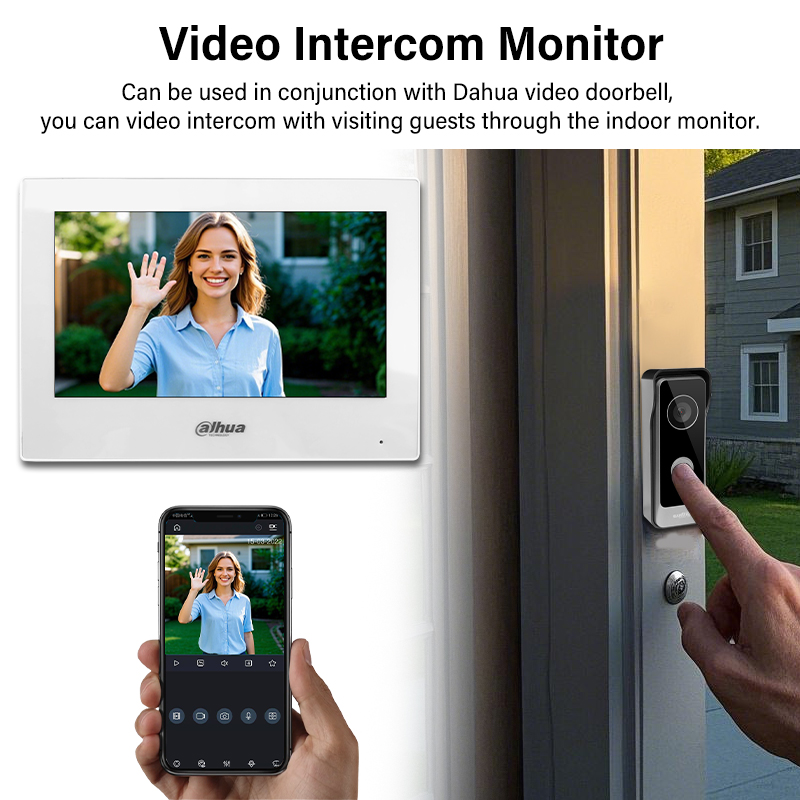 Dahua 2-Wire WiFi Indoor Monit - Wifi Doorbell Camera บทวิจารณ์และราคา