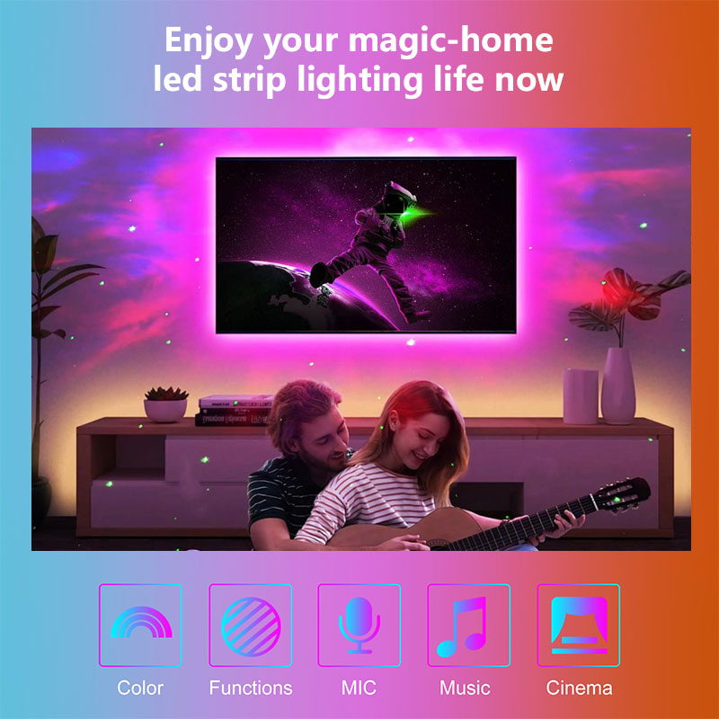 STTL Smart RGB LED TV Strip 2. - Smart Home Tv บทวิจารณ์และราคา