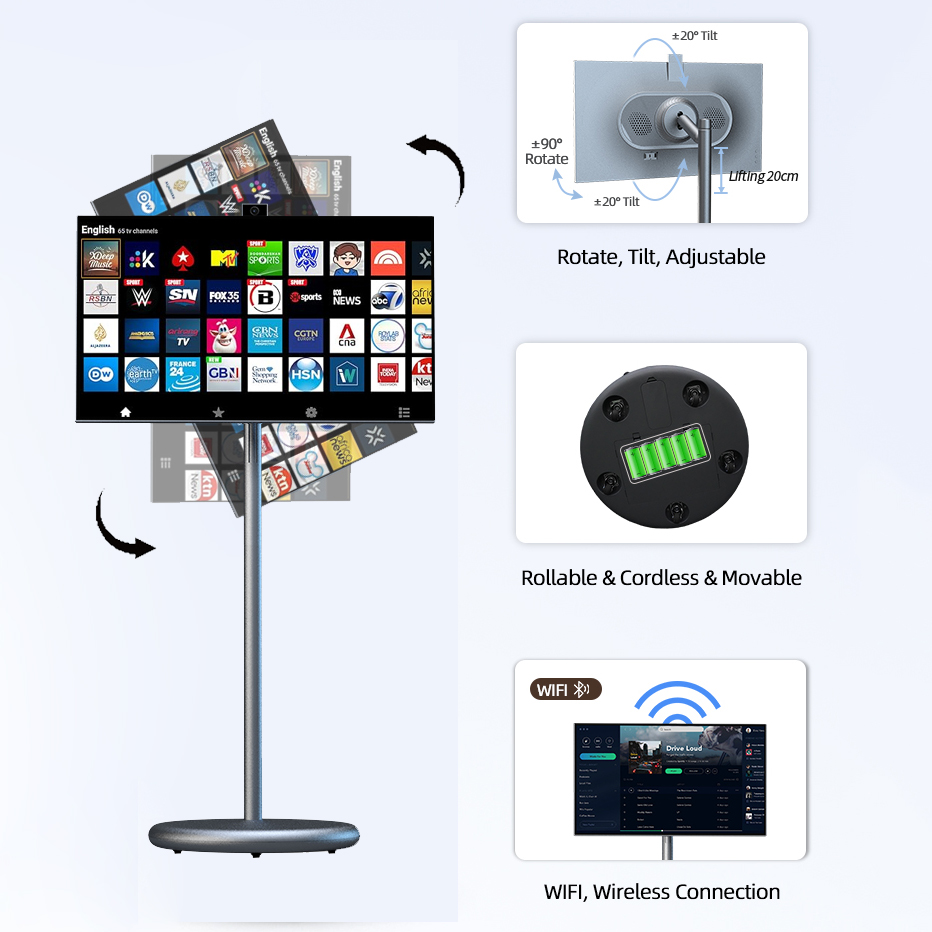Smart Portable TV Display Mobi - Smart Home Tv บทวิจารณ์และราคา