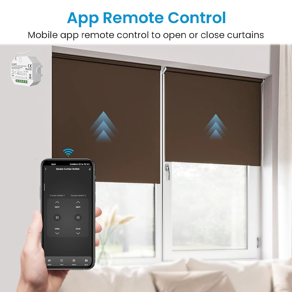 Smart Curtain Switch for Rolle - Curtain Motor บทวิจารณ์และราคา