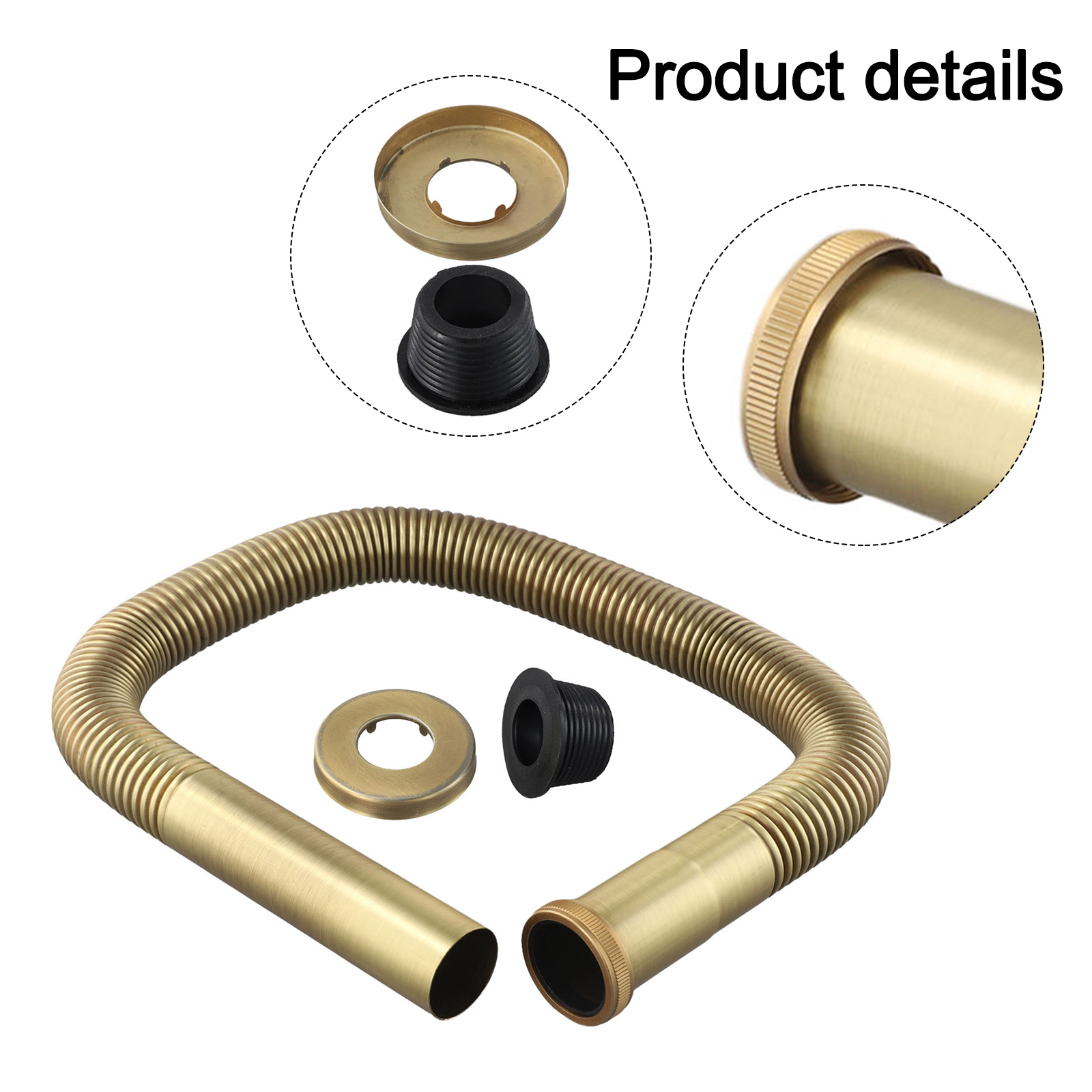 1pc Flexible Hose Brass Hose S - Smart Home Kitchen บทวิจารณ์และราคา