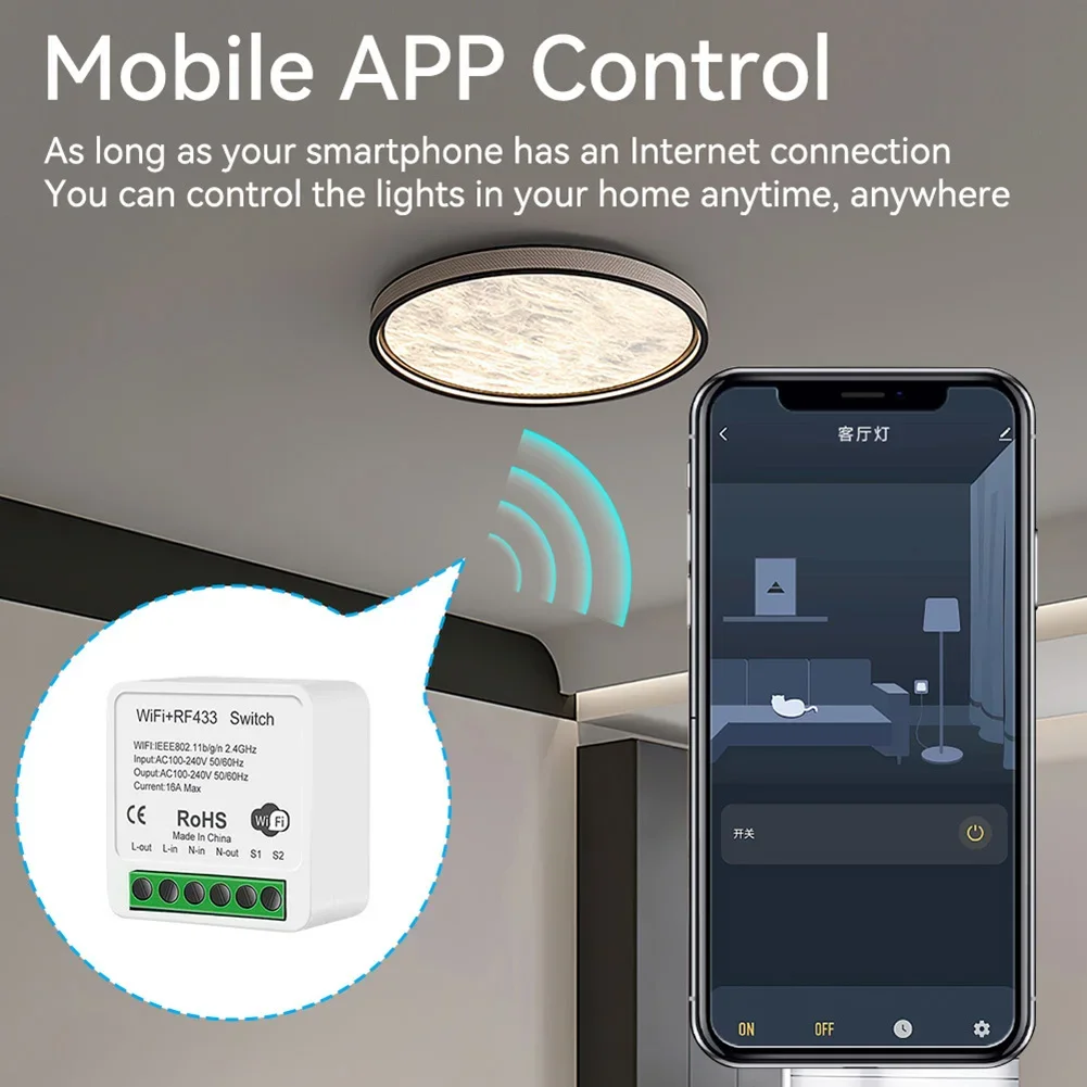 Voice Control Module WiFi RF43 - Smart Home Voice Control บทวิจารณ์และราคา