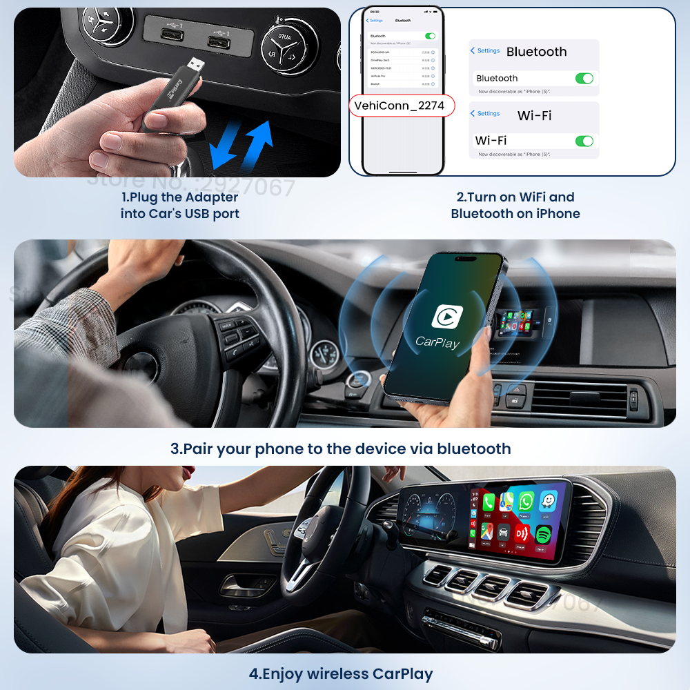 CarlinKit MINI 5.0 Pro Wireles - Smart Home Usb บทวิจารณ์และราคา