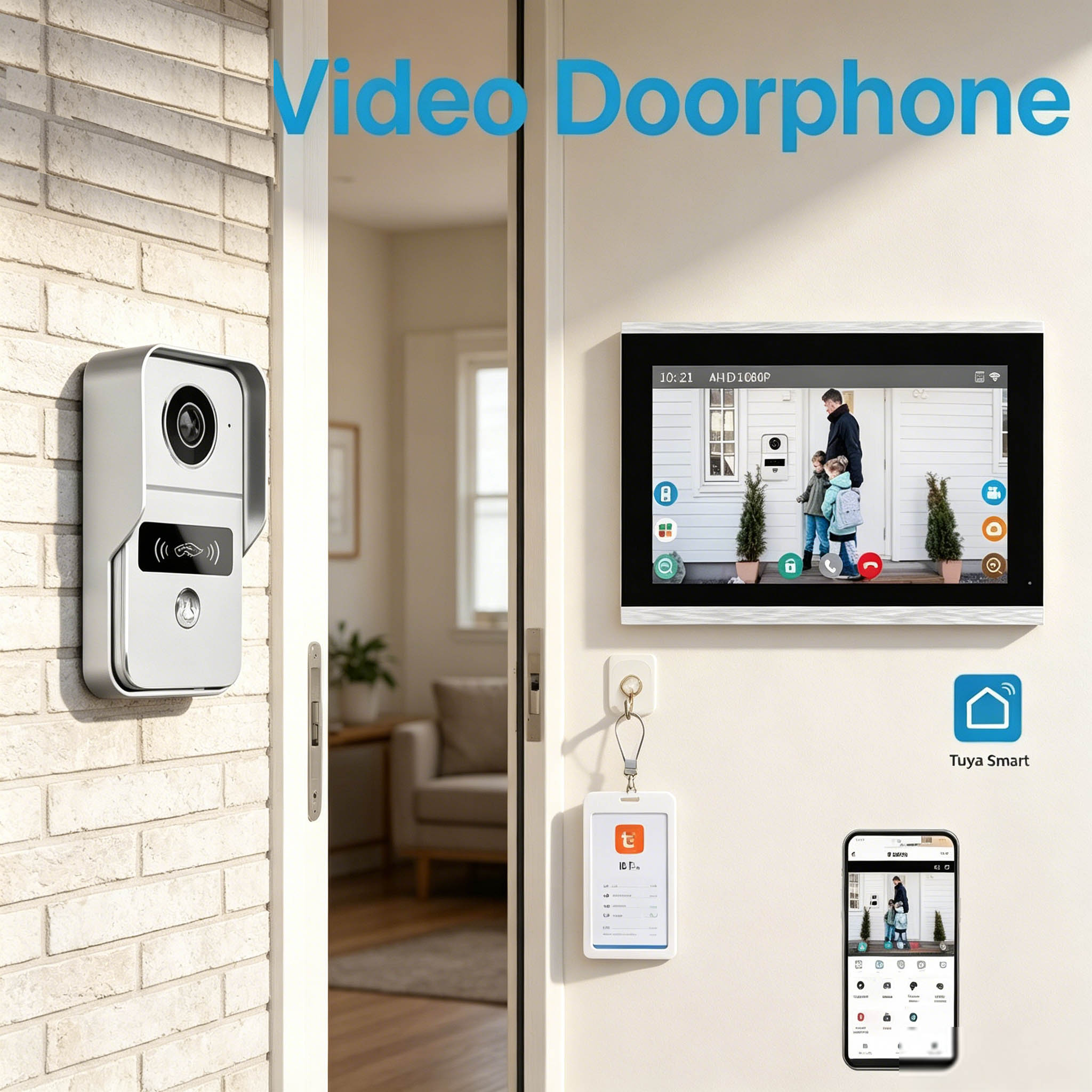 Door Intercom Doorbell, 10.1 I - Wifi Doorbell Camera บทวิจารณ์และราคา