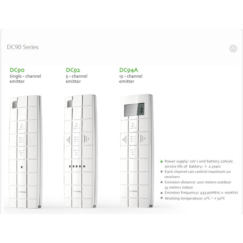 Original Dooya DC92 Remote Con - Curtain Motor บทวิจารณ์และราคา