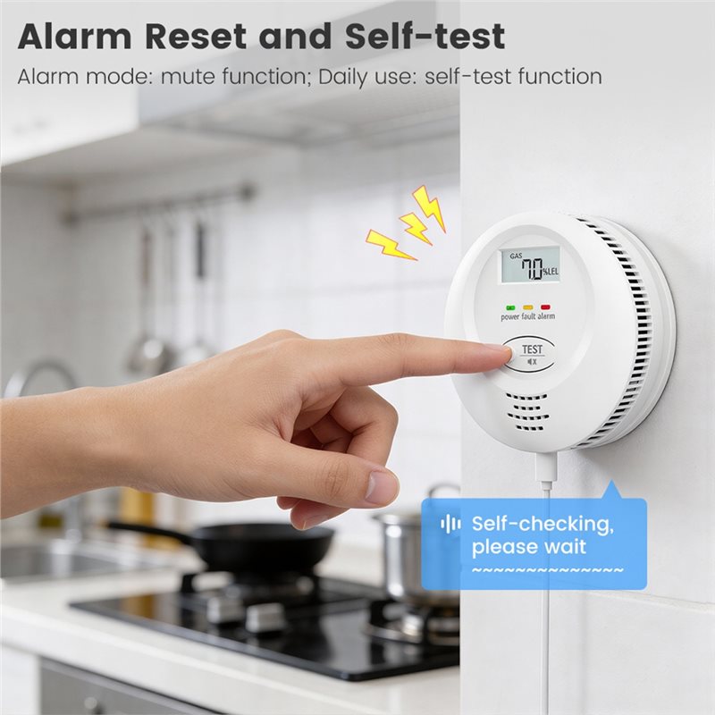 Tuya Smart Home Wifi Gas Leak  - Smart Home Kitchen บทวิจารณ์และราคา