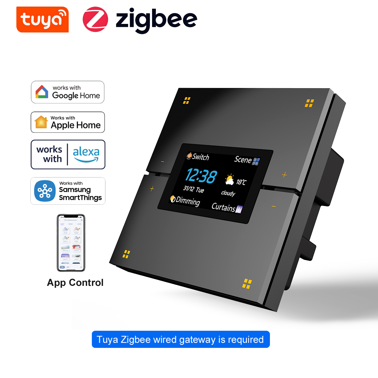 M9 Pro 8-Button UK Tuya Smart  - Smart Home Voice Control บทวิจารณ์และราคา