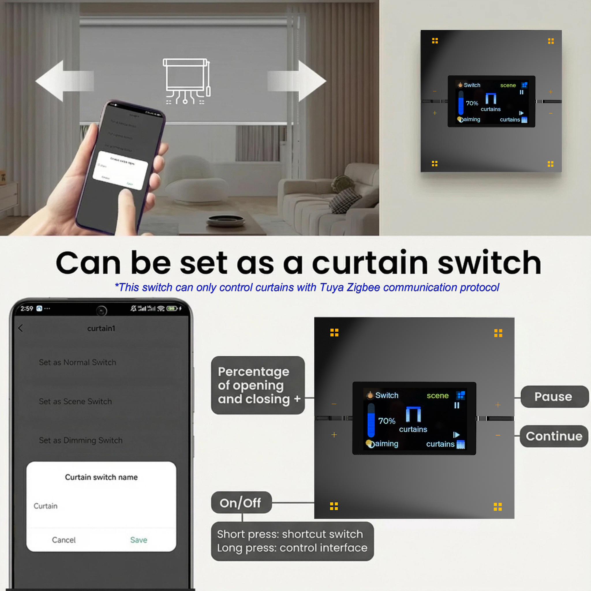 M9 Pro 8-Button UK Tuya Smart  - Smart Home Voice Control บทวิจารณ์และราคา