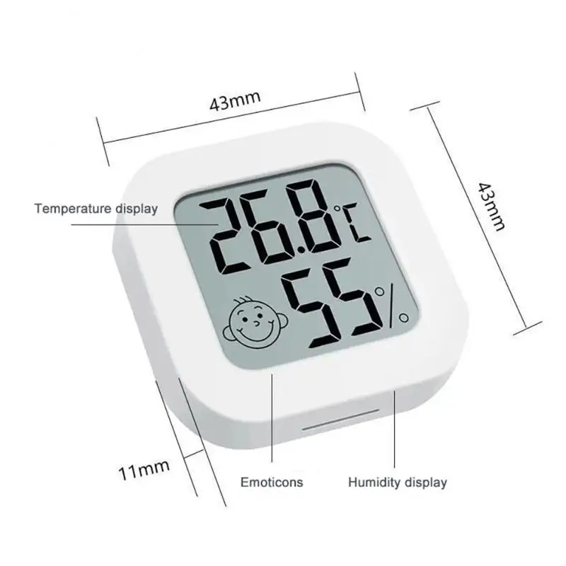 LCD Digital Thermometer Hygrom - Smart Home Room บทวิจารณ์และราคา