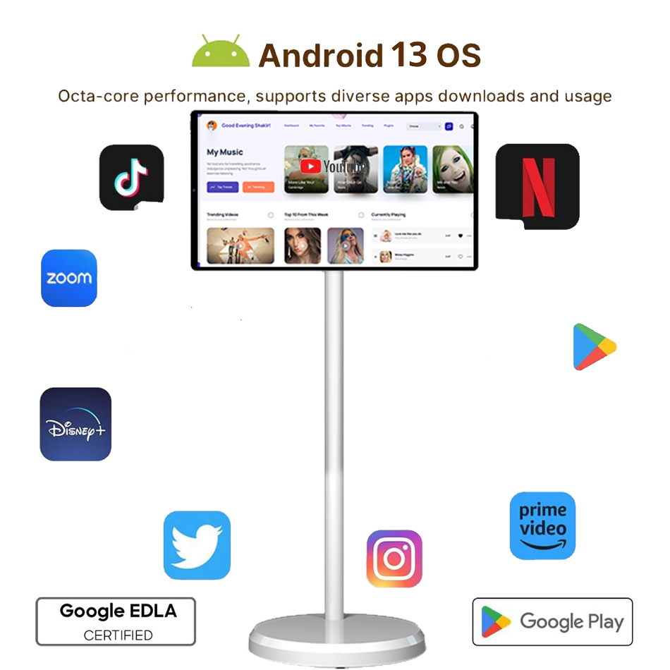 21.5 Inch LED White Battery-Po - Smart Home Tv บทวิจารณ์และราคา