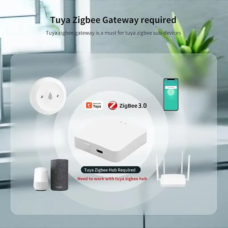 Tuya ZigBee 3.0 Water Leak Det - Smart Home Kitchen บทวิจารณ์และราคา